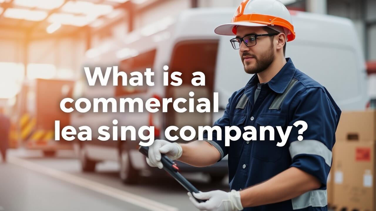 What is a commercial leasing company?